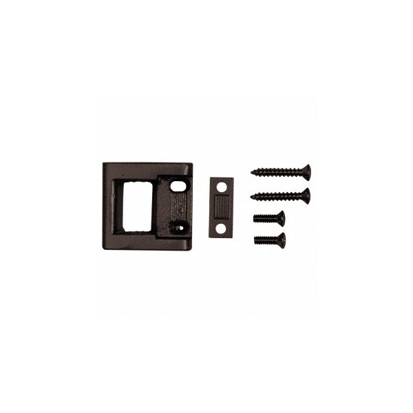 Dark Bronze S Type Strike - Surface Mounted Strike for Blade or Applied Stops for use W/ Rim Pan